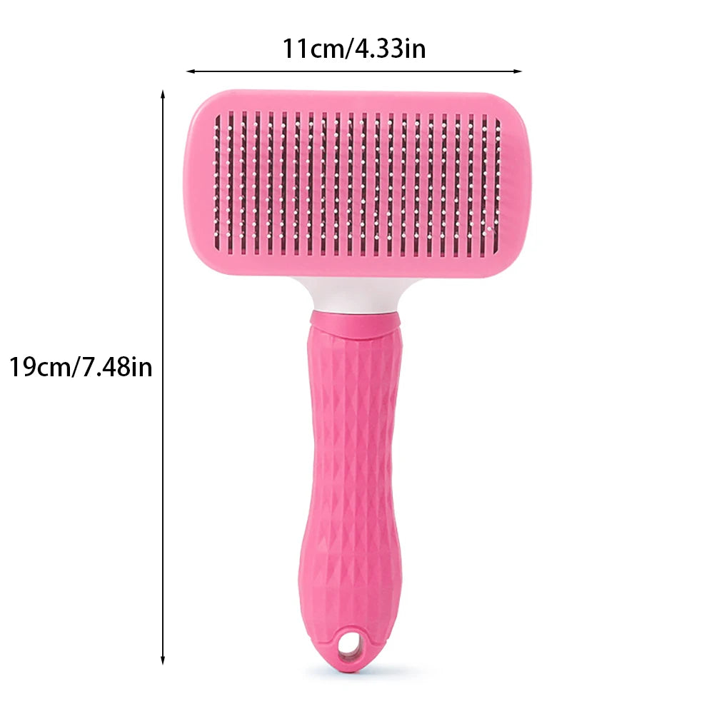 Brosse Autonettoyante Anti-Poils pour Chiens & Chats